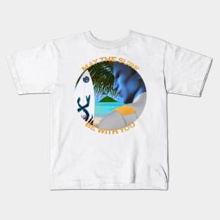 SW May The Surf Be With You Kids T-Shirt